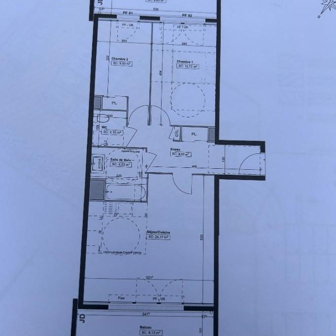 Location Appartement 3 pièces 61m² BROU SUR CHANTEREINE 77177 - Photo 2