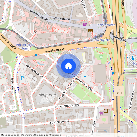 Rudolf-Breitscheid-Straße 13, (südliche Innenstadt), 06110 Halle