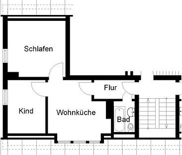 Wohn(t)raum: interessante 2-Zimmer-Dachgeschosswohnung - Foto 1