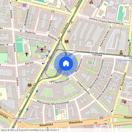 Plac Narutowicza okolice, Stara Ochota, Ochota, Warszawa, mazowieckie