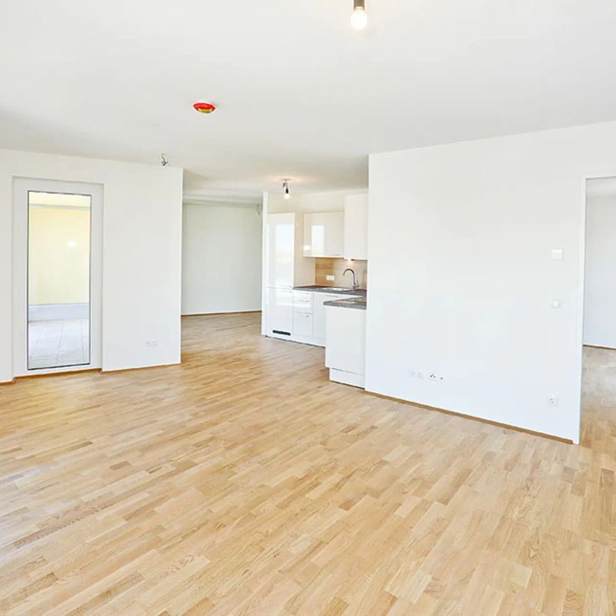 Ideal geschnittene 2-Zimmer-Wohnung mit Außenfläche - ZENTRALE LAGE MIT FUßBODENKÜHLUNG - Foto 1