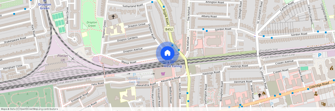 Large top floor flat moments from Elizabeth Line station, W13 0LH, Manor Road