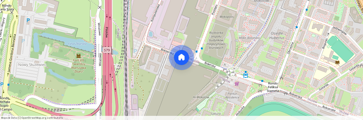 Warszawa, Mokotów, Mokotów, Służew, Bokserska