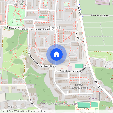 ul. Henryka Hubertusa Jabłońskiego, Chełm, Gdańsk, pomorskie