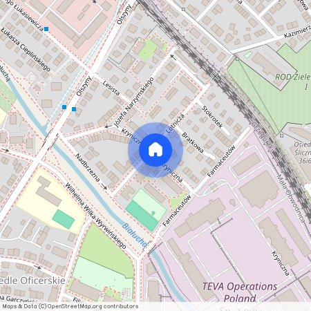 ul. Kryniczna, Osiedle Oficerskie, Grzegórzki, Kraków, małopolskie