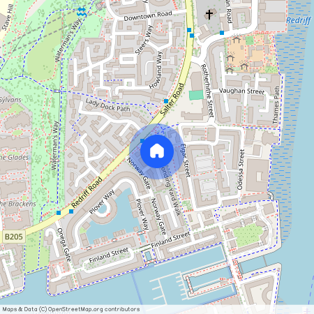 Shipwright Road, Surrey Quays, London, SE16