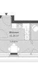 2.5 Zimmer, 30 m², 4. Stock - Foto 4