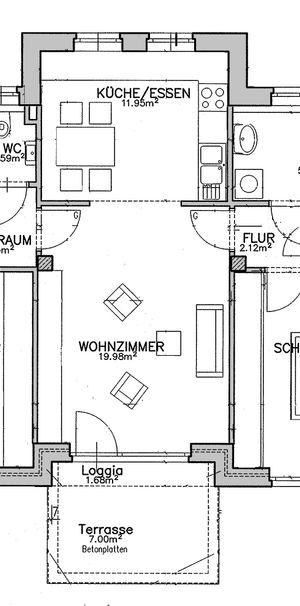 ERDGESCHOSS - 3-Zimmer-Wohnung mit Terrasse in grüner Lage - Photo 2