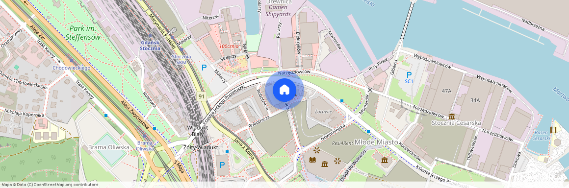 ul. Stefana Jaracza, Śródmieście, Gdańsk, pomorskie