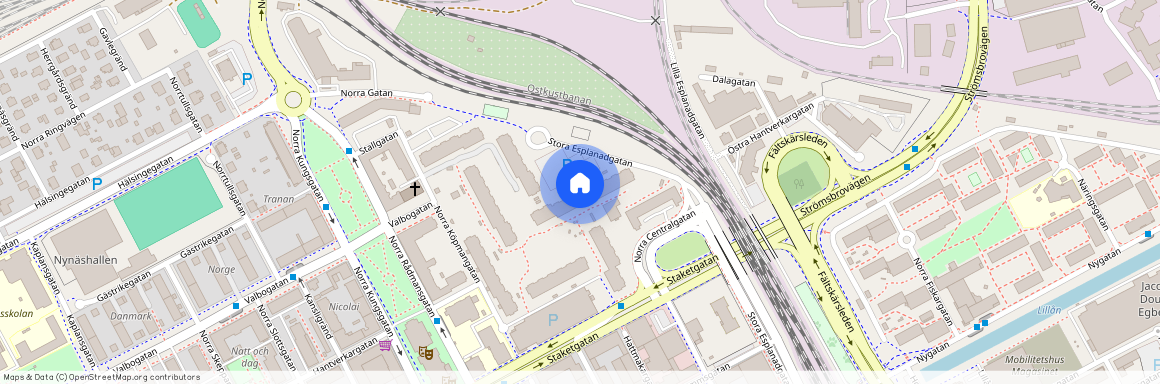 Stora Esplanadgatan 25 E, Centralt Norr