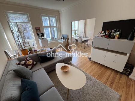 Altbau mit Balkon+Kamin, OHNE Küche - Photo 3