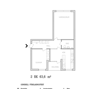 Sjunde Tvärgatan 45 B, våning None - Foto 3