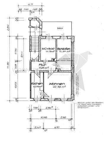 2-Raum-Wohnung mit Balkon und modernem Badezimmer - Foto 5