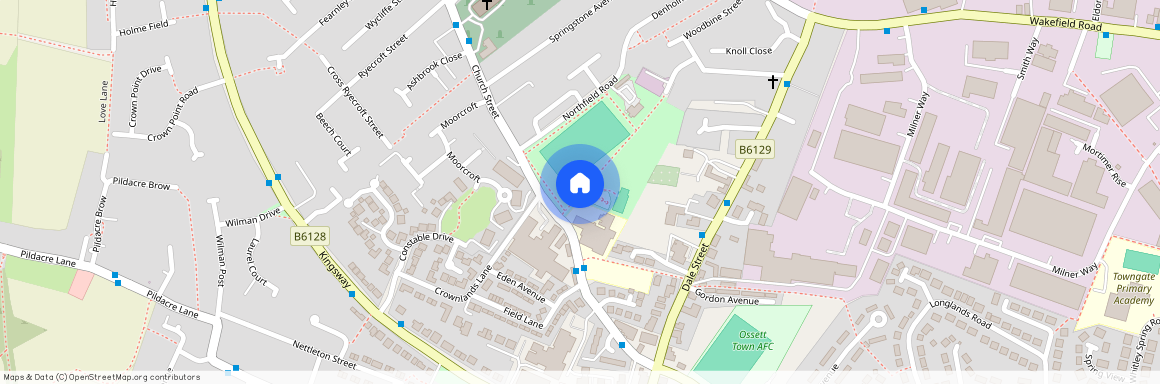 Church Street, Ossett, West Yorkshire, UK, WF5