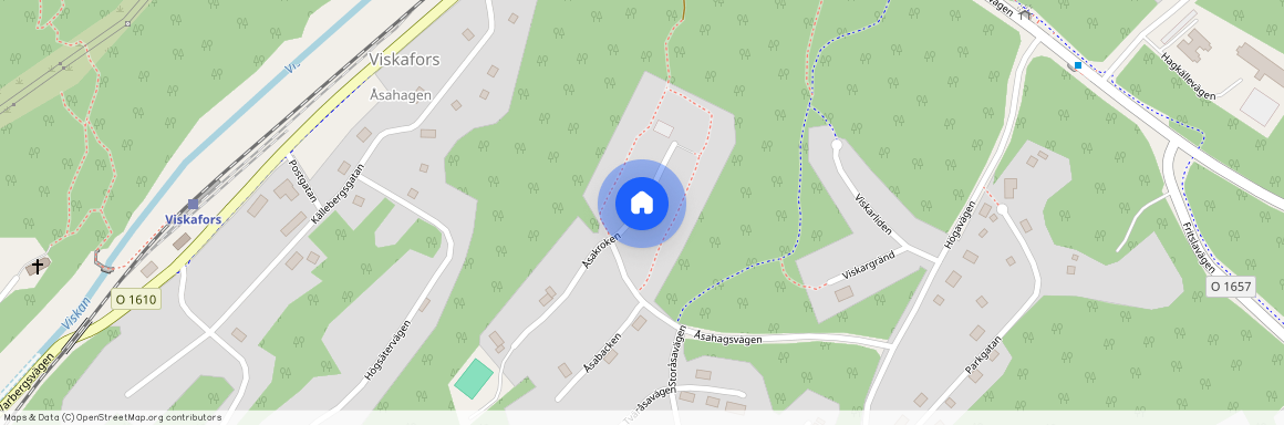 Åsakroken, Viskafors