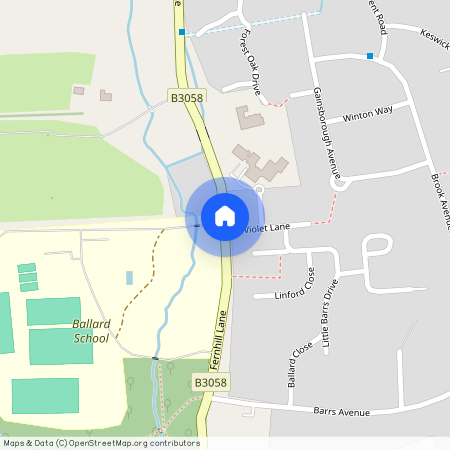 Fernhill Lane, New Milton, Hampshire, BH25