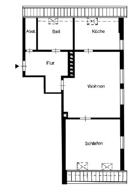Walllage-2 Zimmer Dachgeschosswohnung - Photo 4