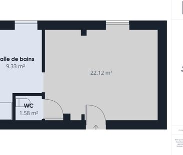 Appartement de type 2 en rez de chaussé - Photo 5