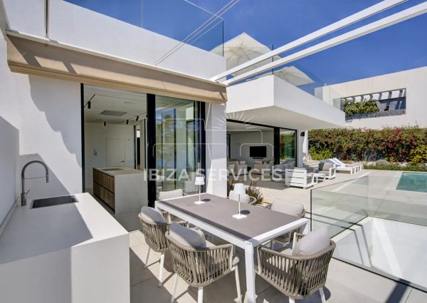 Long term rental — A Private Cliffside Retreat in Cap Martinet, Ibiza