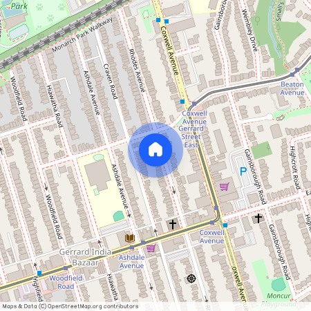 338, 338, Rhodes, Ave, M4L 3A3, Toronto