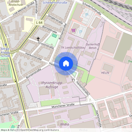 Harkortstr. 35-37, 45145 Essen-West - Frohnhausen