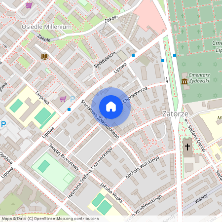 ul. Jana Karola Chodkiewicza, Zatorze, Gliwice, śląskie