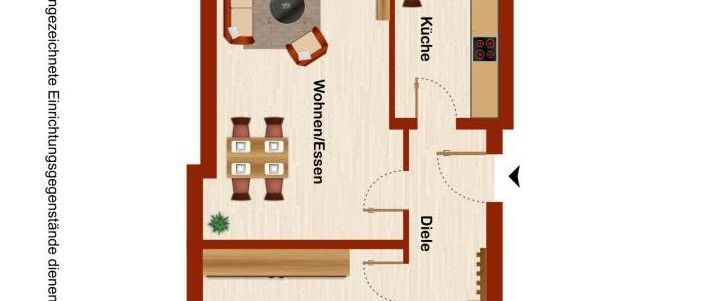 2-Zimmer-Wohnung in Wolfsburg Vorsfelde - Photo 1