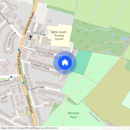 Coopers Road, Potters Bar, Hertfordshire, EN6