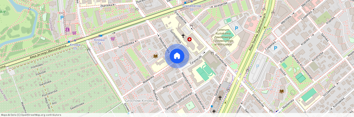 ul. Międzyborska, Grochów, Praga-Południe, Warszawa, mazowieckie