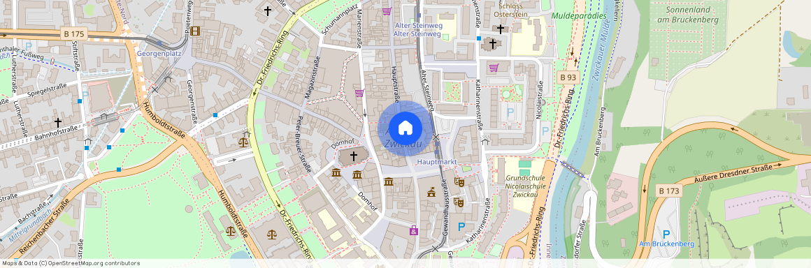 3. Etage, Hauptstraße 6, Innenstadt, Zwickau