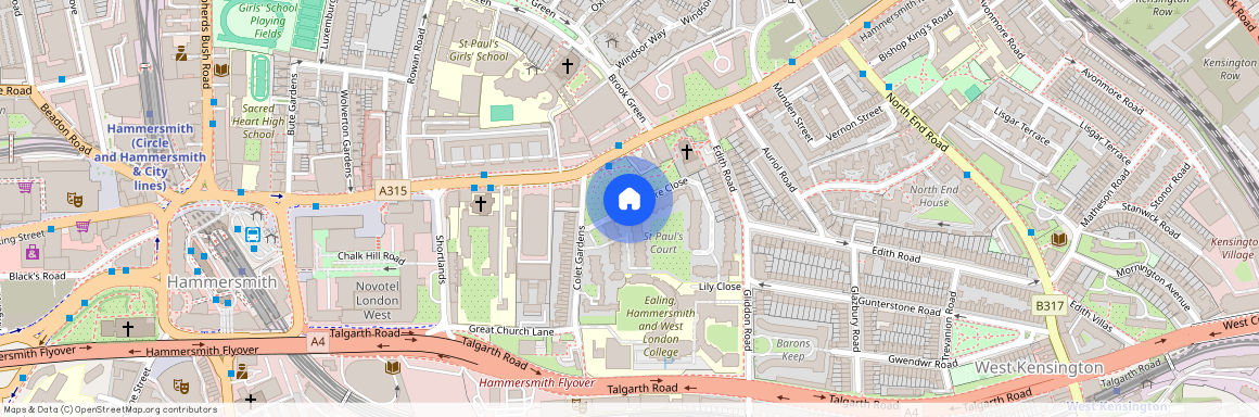 Lily Close, St Paul's Court, Hammersmith, W14