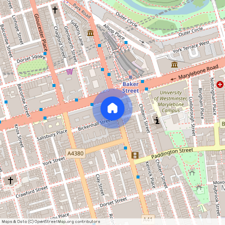 York Place Mansions, Baker Street, London, W1U