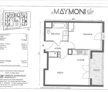 Location Appartement 2 pièces 42m² FONDETTES 37230 - Photo 2