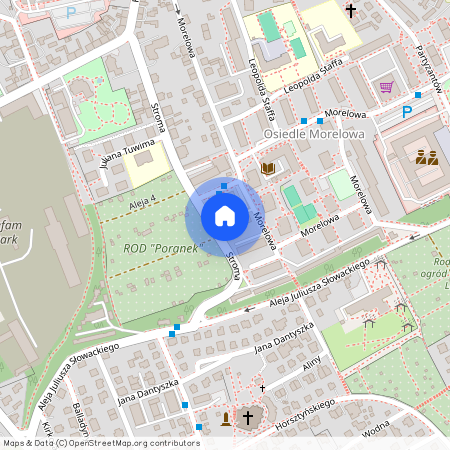 ul. Morelowa, Osiedle Morelowe, Centrum, Zielona Góra, lubuskie