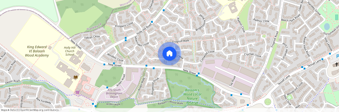 Hereford Close, Frankley, Rubery, Birmingham, B45