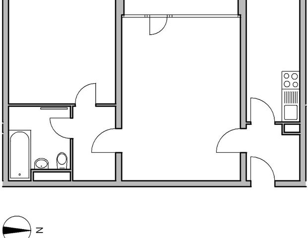 Demnächst frei! 2-Zimmer-Wohnung in Ratingen West - Photo 1