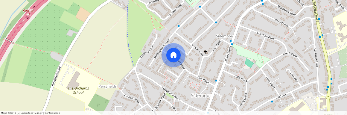 Lincoln Road, Bromsgrove, Worcestershire, B61