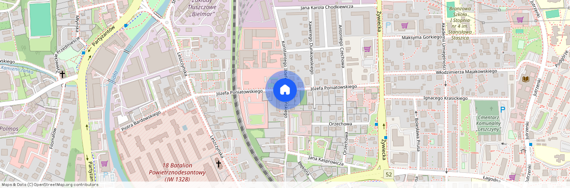 ul. Konstantego Ildefonsa Gałczyńskiego, Osiedle Grunwaldzkie, Bielsko-Biała, śląskie