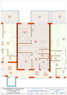 Moderne Wohnung mit Balkon und Fußbodenheizung in Ansfelden zu vermieten! - Foto 1