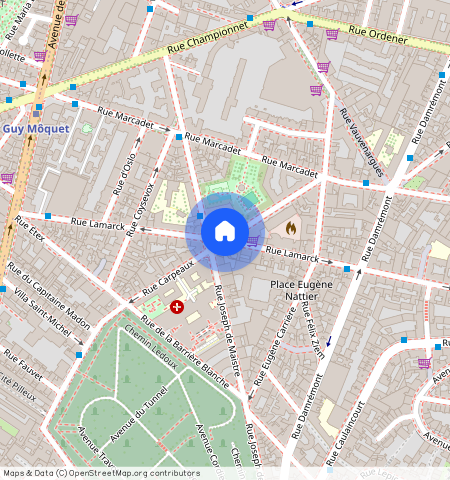 Rue Carpeaux, 75018, Paris
