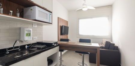 Studio para alugar com 27m², 1 quarto e sem vaga - Photo 2