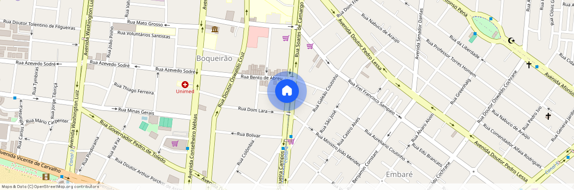 Avenida Siqueira Campos, Boqueirão - Santos