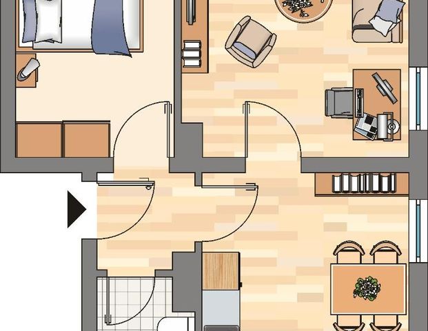2-Zimmer-Wohnung in Dortmund Eving - Foto 1
