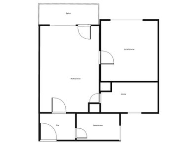 Sanierte 2,5 Zimmerwohnung mit Balkon - Photo 4