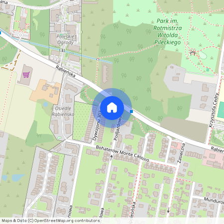 Łódź, Polesie, Nowe Złotno, REJON ulica RĄBIEŃSKA