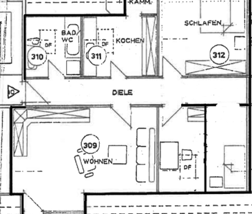 Idyllsche geräumige 4-Raum-Balkonwohnung |Stellplatz| - Photo 6