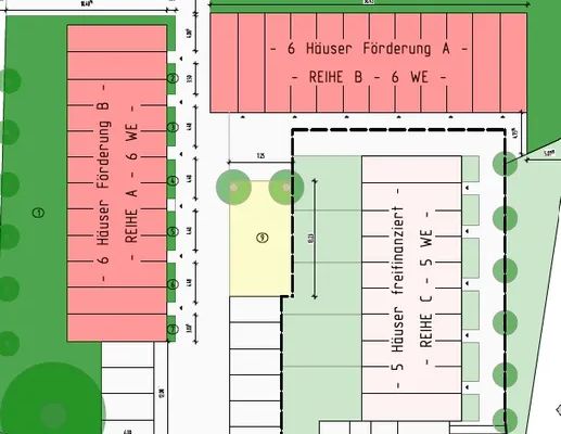 Geförderte Reihenhäuser zur Miete in Weeze (Anmietung für bestimmte Einkommensgruppe) - Foto 1