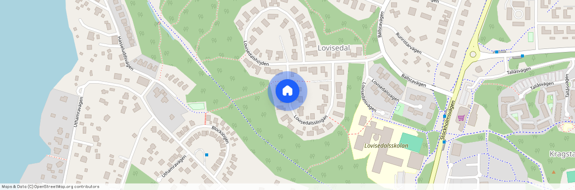 Lovisedalsslingan, Stockholm