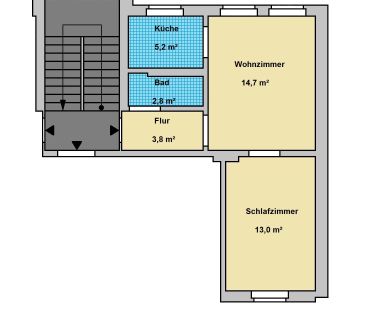 2-Raumwohnung in der Schlosserstraße - Photo 4