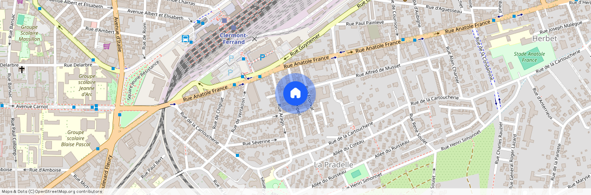 Rue Champeil, La Gare, Clermont-Ferrand